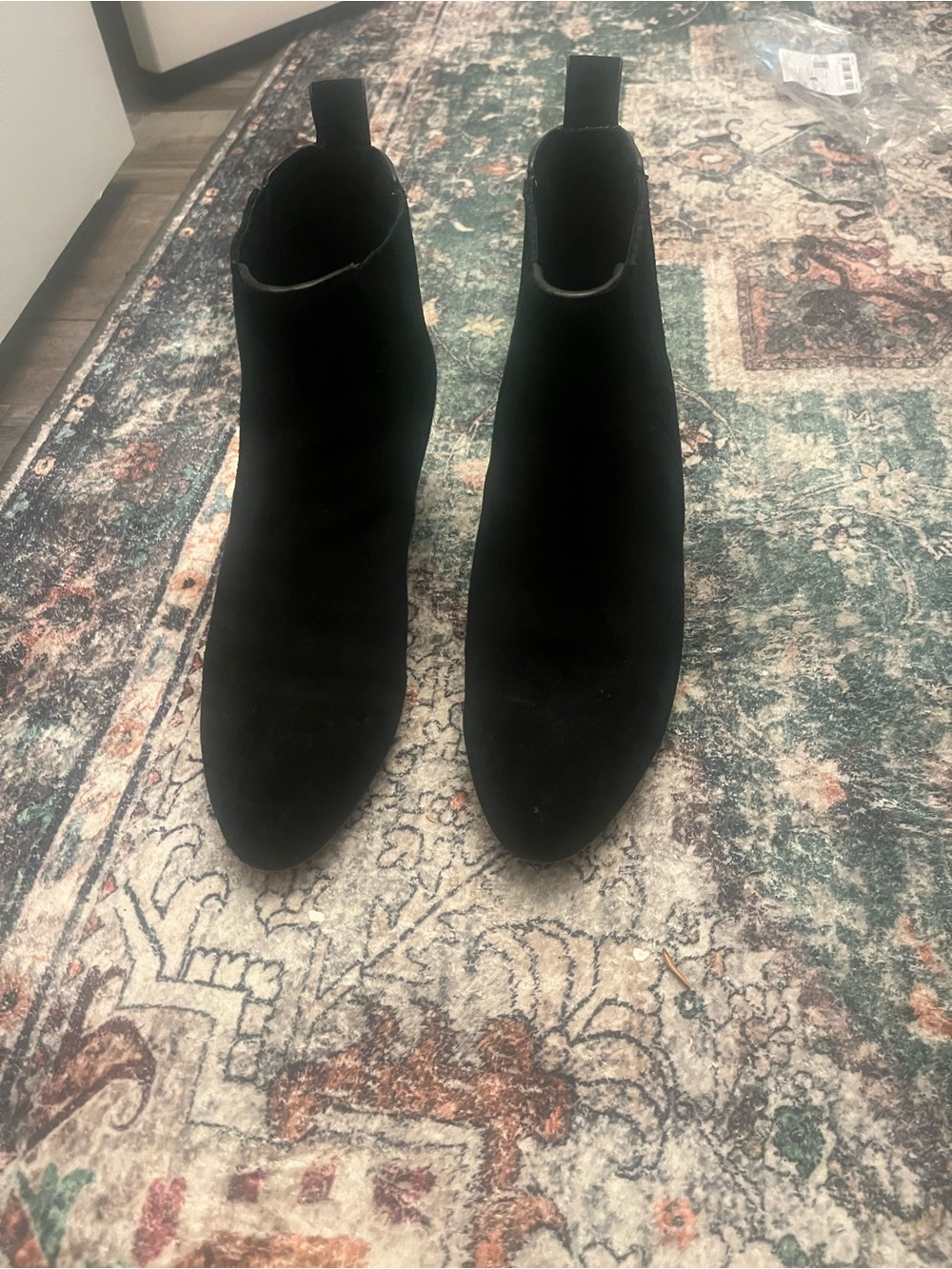 Women’s Black Suede Ankle Boots